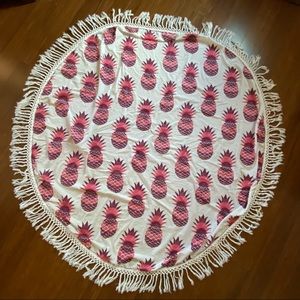 Pineapple Round Towel